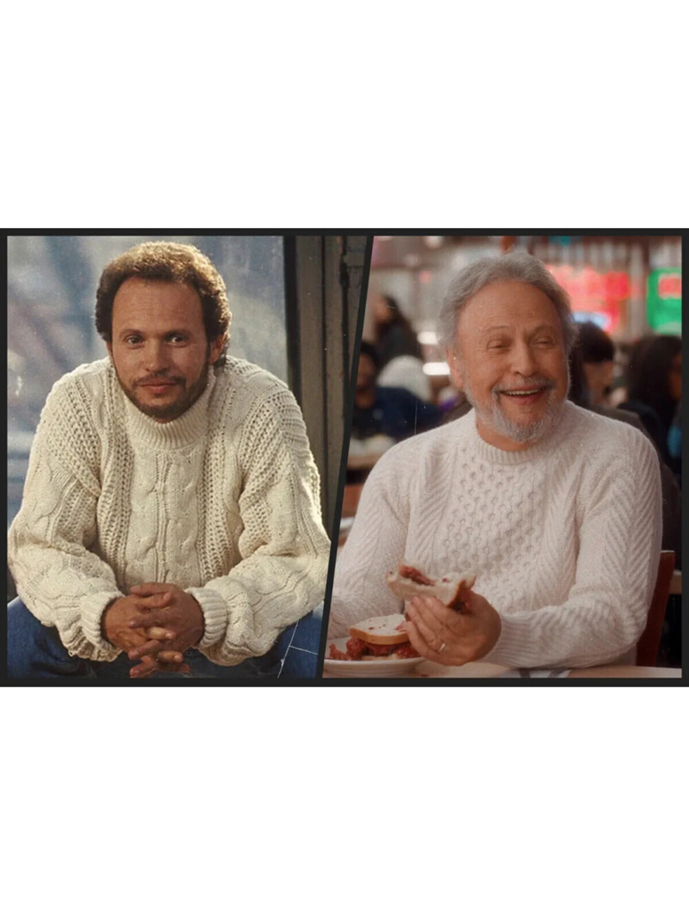Hellmann's Billy Crystal’s 1989 Cable Aran sweater Celebrity Knits Mayonnaise